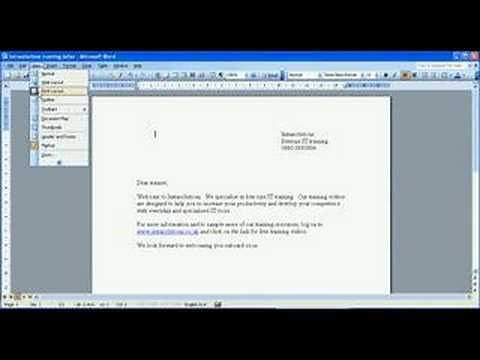 Adding the drawing toolbar to Microsoft Word