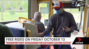 Trams, trains and buses across Adelaide will offer free rides on Friday as authorities attempt to make up for a daylight-saving ticketing bungle. It is the transport department's way of saying sorry. 7NEWS Adelaide at 6pm | www.7NEWS.com.au #7NEWS | 7NEWS Adelaide