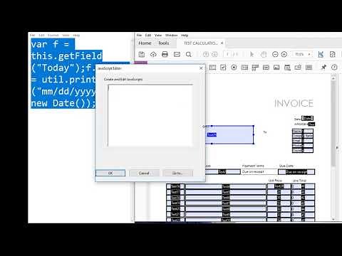 How to Add Auto Changing Date Box in Fillable PDF Form