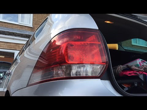 How to change rear brake light bulb VW Golf MK6 (5K)