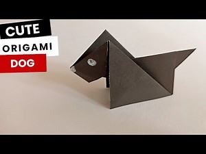 Easy Origami Dog Tutorial 🐶 | Simple Paper Dog Step by Step
