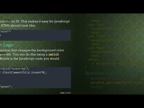 Dynamically Change Div Color Based on Content with JavaScript