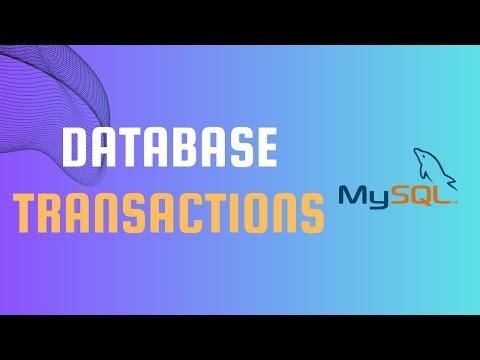Database transactions with 2 examples