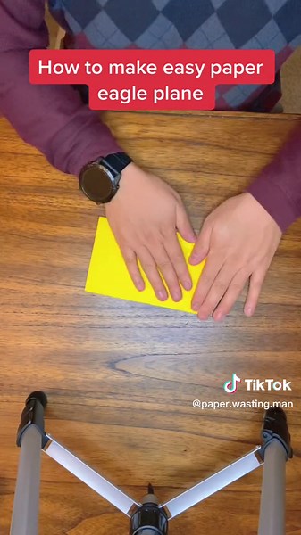Paper wasting man on TikTok
