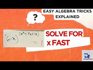 Solve for x: Algebraic Equations Made Easy | Step-by-Step Tutorial