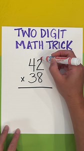 5.5K views · 15 reactions | Cool multiplication trick (two digit numbers) Different way to calculate multiplying two digit numbers This original video was produced by Network Media LLC and Olivia | Olivia | Facebook