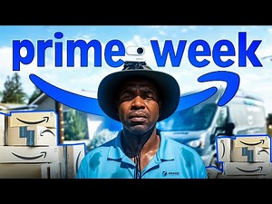 Day In The Life Amazon Delivery Driver | Insane Prime Week: Delivery Driver’s Crazy Business Rush!"