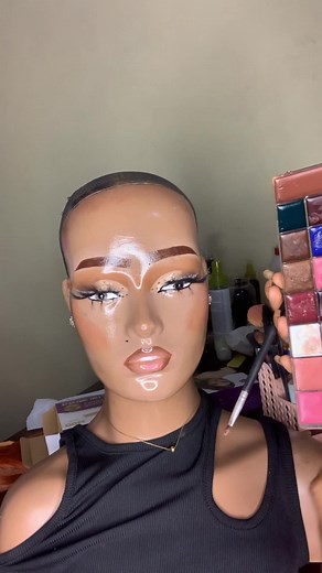 Thank God i learnt make up in 2020🥹🤭 #glammedmannequin