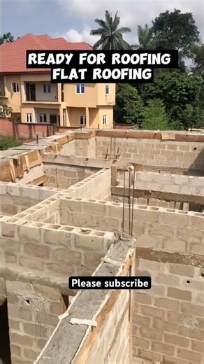 Ready For Roofing- Flat Roofing Of a Building With Parapet