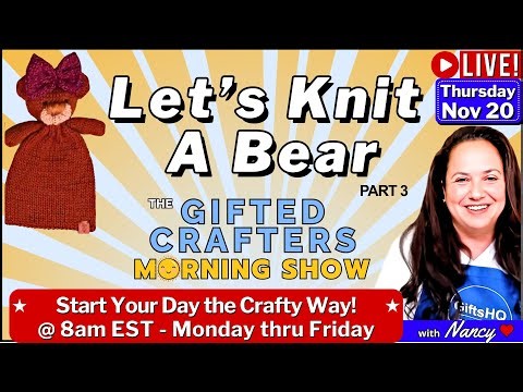 Making Arms & Ears for Our Addi Knit Bear! | Knitting Machine Tutorial | Part 3☀️ GCMS #141 11-20-25