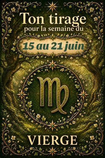 Vierge ton tirage pour la semaine du 15 au 21 juin ? #vierge #pourtoi #tirage #message #oracle