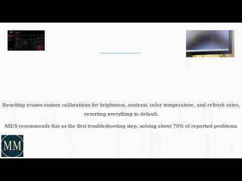 How to Factory Reset ASUS Monitor – Restore Defaults & Fix Image Issues