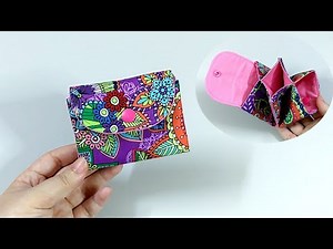 DIY Coin Purse in 10 minutes | Card Purse | Easy Sewing Tutorial For Beginners