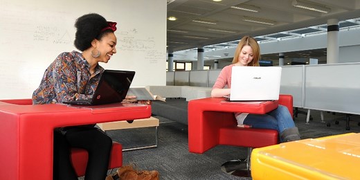 Library study spaces