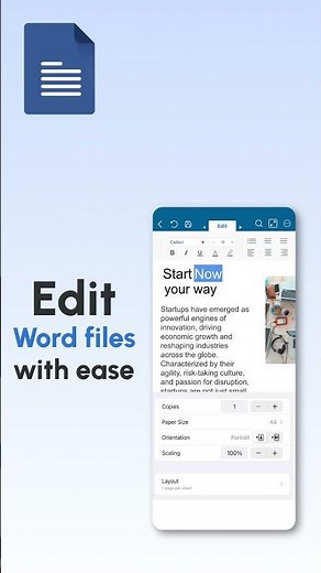 Word Editor: Docs & Docx Files