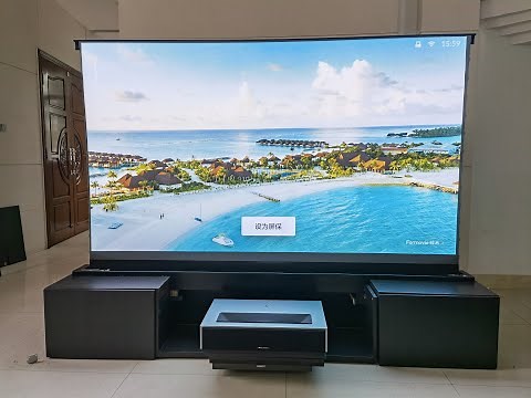 DIY smart TV cabinet for Ultra Short Throw projectors