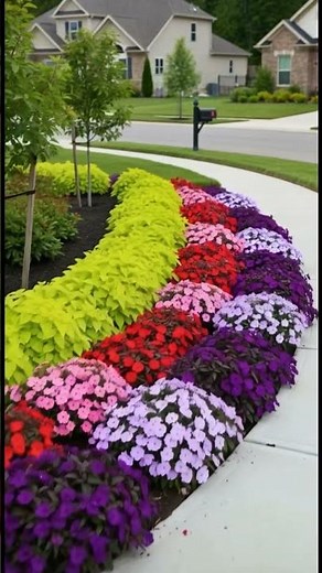 🏡 Flower Bed Ideas for Your Home – Beautify Your Yard with Easy DIY Designs! 🌸