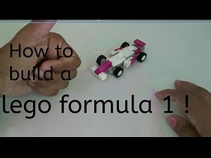 How to build a mini lego formula 1 race car (easy)