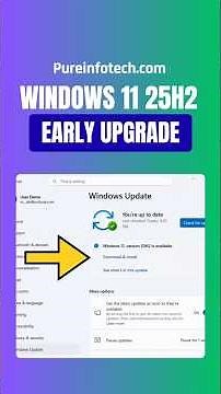 Windows 11 25H2 Early Upgrade from 24H2 – Official – QUICK GUIDE