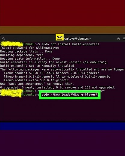 How to Install VMware Workstation Player for linux