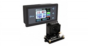 DC 0-120V 300A Charge-Discharge Multimeter  with Color Digital LCD Display, Battery Volt Amp Power Capacity Temperature Monitor, Voltmeter Ampmeter