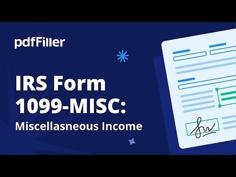How to Fill Out a 1099-MISC Tax Form?