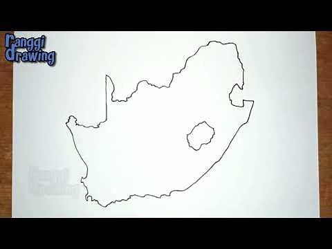 How to Draw Map of South Africa