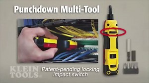 Klein Tools VDV427-807 Punchdown Multi-Tool with 110/66 Blade & WorkEnds Kit