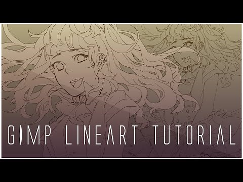 LINE ART TUTORIAL | GIMP