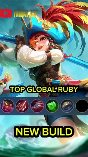 TOP GLOBAL RUBY SUPER HEAL?!| #mobilelegends #shorts #rubygameplay #mlbbcommunity