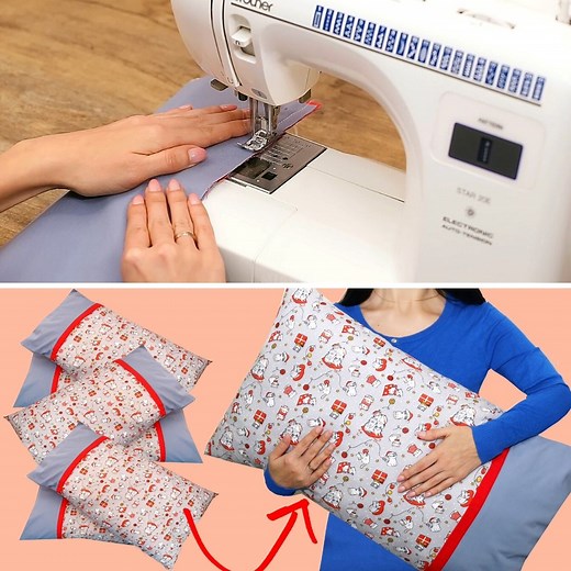 27K views · 581 reactions | How to sew a pillowcase - a lesson for beginners! Quick and easy way! | Miarti - Wiederverwendung | Facebook