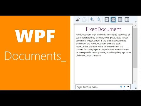 WPF Documents | Fixed Document | Documents in WPF