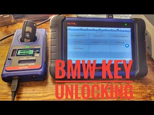 HOW TO UNLOCK A BMW KEY USING AUTEL IM508 KEY PROGRAMMER #bmw #keyunlocking#keyprogrammer