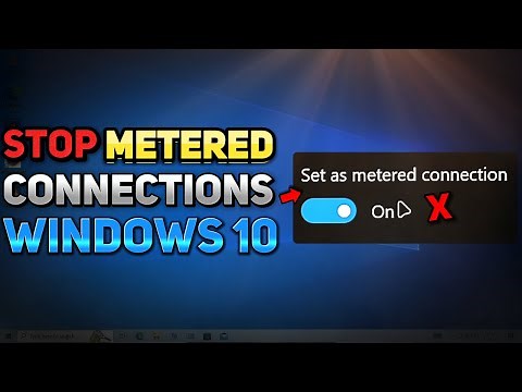 How to Stop Metered Connection in Windows 10 (Tutorial)