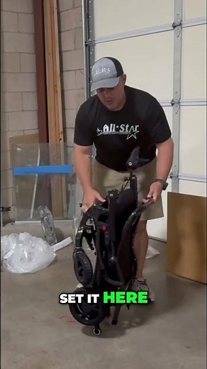 Easy Folding Wheelchair: Simple Steps to Stand & Go!