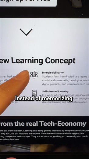 CODE University is a new kind of university where we do things fundamentally differently. With our Master’s program in Technology & Management, we prepare the next generation of leaders and founders in the tech industry. Thanks to our unique learning concept, you’ll work on real-world challenges from day one—together with some of the most talented people of your generation. That’s why many of our students launch successful startups or land high-paying jobs while still studying. Join our online i