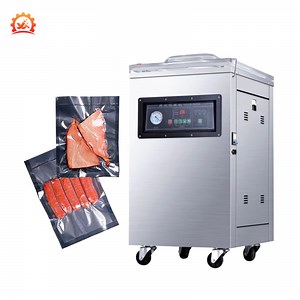 [Hot Item] Hot Sale Dz-400-2D Industrial Garlic Onion Fish Sausage Packing Equipment Vacuum Package Machine