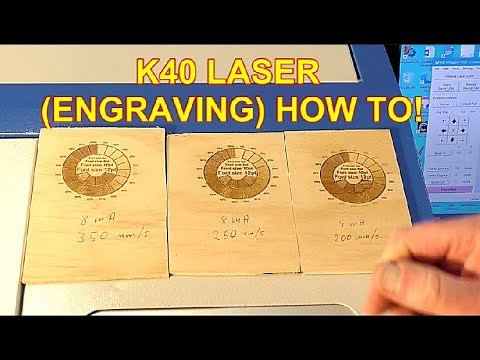 K40 LASER (ENGRAVING) HOW TO!