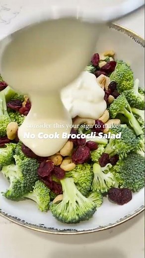 10-Minute No-Cook Broccoli Salad Recipe