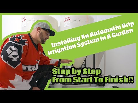 HOW TO INSTALL AN AUTOMATIC DRIP IRRIGATION SYSTEM FOR YOUR INDOOR GARDEN