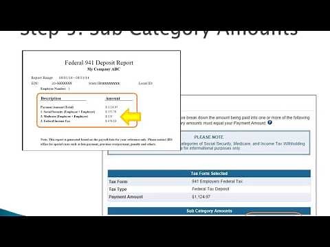 How to Make 941 Federal Tax Deposit Using EFTPS Site