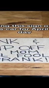 Epic April Fool’s Prank: Mom’s Car Gets Honked and Flipped Off! #AprilFools #Pranks #ViralVideo