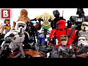 Every LEGO Star Wars Buildable Figure Ever Made!!! Big Collection
