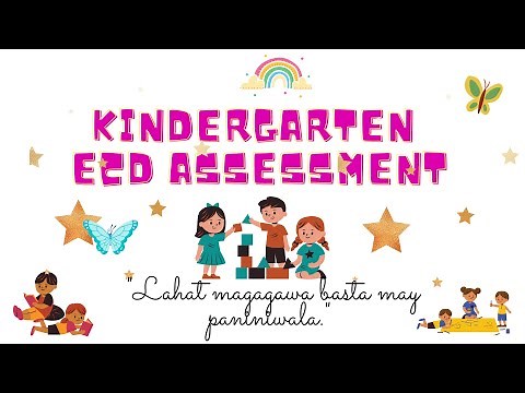 Sample ECD Assessment for Kindergarten | ECD Checklist : Parents Guide 2021 | By Teacher Ella
