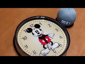 「Echo Wall Clock ― Disneyミッキーマウスエディション」Amazon Alexa連動のタイマー操作