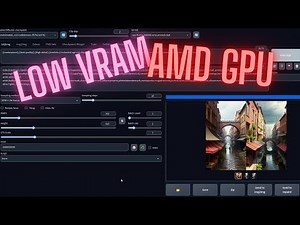 Stable diffusion on AMD: LOW VRAM GPU but high quality on linux