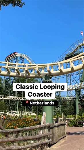 Python is a classic Vekoma looping roller coaster built in 1981. It’s one of few steel roller coasters that’s been extensively retracked - and because of that remains quite a smooth ride. It’s located at Efteling, a theme park in the Netherlands. #rollercoasters #coasterenthusiast #themeparks #travel #efteling | In The Loop