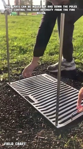 🔥 The Portable Adjustable Campfire Grill