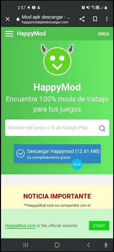 cómo descargar happy mod