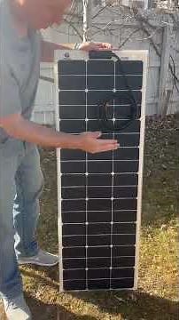 100 watt carbon fiber walkable shade tolerant marine solar panel (24.4% efficient Sunpower cells)
